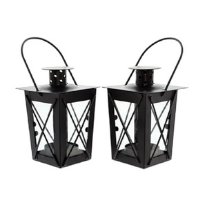 Farol Decorativo de Metal y Vidrio Hecho a Mano, Diseño Moderno y Duradero, para Cumpleaños, Pascua, Bodas, Última Llegada - Product Image 1