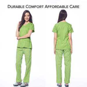 Gommages d'allaitement pour femmes coupe moderne 70% Polyester 30% rayonne respirant et confortable fermeture éclair avant 2 poches ceinture élastique - Product Image 3