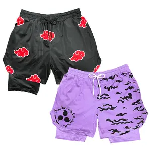 High Quality Quick Dry Breathable Sublimation Printed Summer Shorts Mens Polyester Shorts Custom Basketball Mesh Shorts