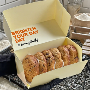 Caja de Cartón Plegable Personalizada con Acabado Mate y Protección UV para Empaque de Cosméticos, Pasteles, Galletas, Brownies, Donas - Product Image 4