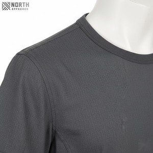 T-shirt unisexe décontracté à manches courtes de haute qualité 180 g/m² 60 % coton 40 % polyester Col rond Logo personnalisé T-shirt pour homme - Product Image 6