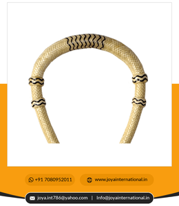 Boal-piel trenzada con piel de imitación, en Color negro Natural, elásticos, plateados, BOD59 - Product Image 6