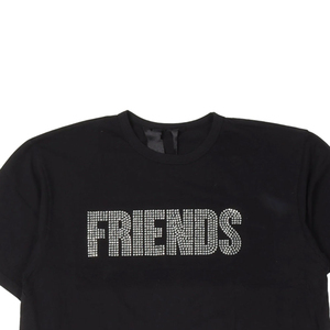 Camiseta de manga corta de verano con diamantes de imitación para hombre, camiseta de alta calidad de secado rápido, venta al por mayor, camiseta con diamantes de imitación - Product Image 2