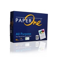 Papel de Copia A4 PaperOne de Alta Calidad, 80 GSM, 100% Pulpa de Madera Virgen, Textura Suave, Alto Brillo, 500 Hojas/Resma, Paquete a Granel