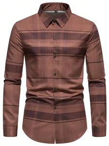 Nueva camisa de manga larga de primavera y verano para hombres, tendencia de moda, rayas, ropa informal fina para hombres, camisas para hombres - Product Image 6