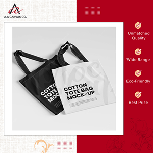 Bolsas de mano impresas de lona de algodón reutilizables personalizadas de calidad superior para compras de verduras y comestibles hechas en la India - Product Image 4