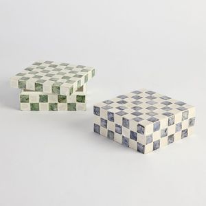 สินค้ามาใหม่ กล่องเก็บเครื่องประดับทรงสี่เหลี่ยมผืนผ้า ทำจาก MDF ธรรมชาติ 100% คุณภาพสูง แกะสลักลาย ดีไซน์ทันสมัย หรูหรา เหมาะเป็นของขวัญงานแต่งงาน สินค้าขายดี - Product Image 1