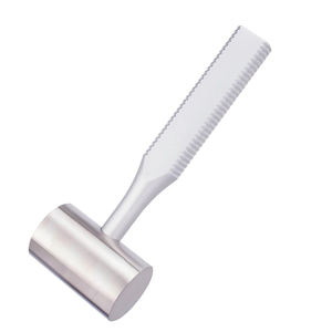 Marteau de chirurgie dentaire orthopédique professionnel Maillet d'hydromel de haute qualité avec tête de maillet en os en acier inoxydable Source d'alimentation manuelle - Product Image 3