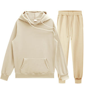 ชุดฮู้ดดี้ฤดูหนาวพร้อมโลโก้แบบกำหนดเองสำหรับผู้ชาย ชุดลำลองกันลมแบบเรียบง่าย - Product Image 2