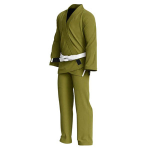 ชุดยูโดออกแบบโลโก้ด้านหน้าเอง ผ้าฝ้าย 100% น้ำหนักเบา ระบายอากาศได้ดี เย็บเสริมความแข็งแรงสำหรับการฝึกซ้อม - Product Image 3