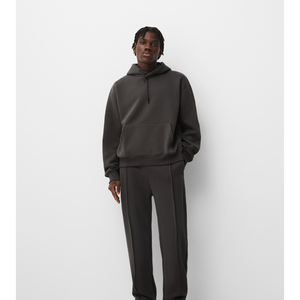 <b>Men's</b> 100% Cotton French Terry Hoodie Custom Blank Sweatshirt Sweatpants Set Oversized <b>Top</b> Quality Pullover Tracksuits OEM - Product Image 6