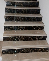 Carreaux décoratifs pour marches d'escalier en céramique indienne, carreaux pour marches d'escalier en porcelaine effet marbre, taille 1200x470mm 470X1200mm