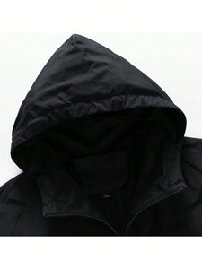 Veste d'extérieur coupe-vent de haute qualité, veste coupe-vent personnalisée pour hommes et femmes, style pull à capuche - Product Image 3