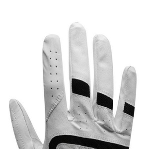 Gants de golf en cuir de cabretta pakistanais en gros, logo personnalisé OEM, doux, couleur pleine, pour hommes, gaucher, en cuir - Product Image 4
