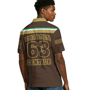 Camiseta Polo Premium Iota Phi Theta para Hombre, 1963, Fraternidad Griega, Ropa Universitaria Bordada - Product Image 5