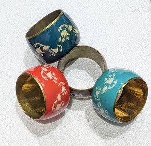 Brazalete de madera bohemio de moda con estampado de pájaro, esmalte de latón Multicolor, joyería clásica de acero inoxidable en forma de bola de aniversario - Product Image 4