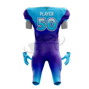 Vente en gros d'uniformes de football américain, tenues de sport personnalisées, maillots imprimés, ensemble de 2 pièces avec maillot de football américain, nouvel arrivage - Product Image 3