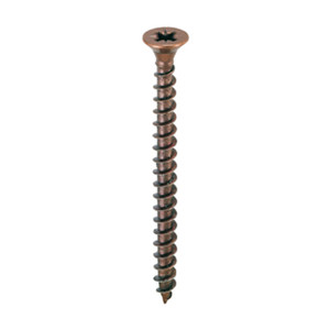 Viti per Legno a Testa Smussata Piana Bronzate 3,5x60 mm - Product Image 1