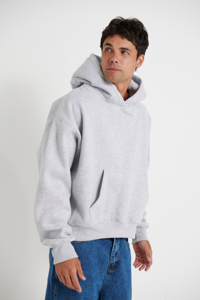 เสื้อฮู้ดดี้ผ้าฟลีซหนานุ่ม 100% ผ้าฝ้าย สำหรับฤดูหนาว ไซส์ใหญ่พิเศษ พิมพ์ลายโลโก้ได้ตามสั่ง เสื้อกันหนาวผู้ชาย รับผลิตแบบ OEM - Product Image 3