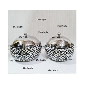 Olla de Acero Inoxidable y Madreperla de Alta Calidad al por Mayor con Tapa de Acero Inoxidable, Utensilios de Cocina, Olla para Servir Alimentos - Product Image 6