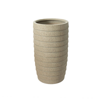 Pots de fleurs en Fiberstone écologiques, durables, fabriqués sur mesure, avec trou de drainage, légers, style moderne, AuroraPots, différentes tailles