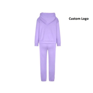 Prix de gros Ensemble de sweats à capuche pour femmes 2024 Costume Slim Fit Deux pièces Vêtements de sport à capuche Sweats à capuche pour femmes Survêtement Exportation de BD - Product Image 1