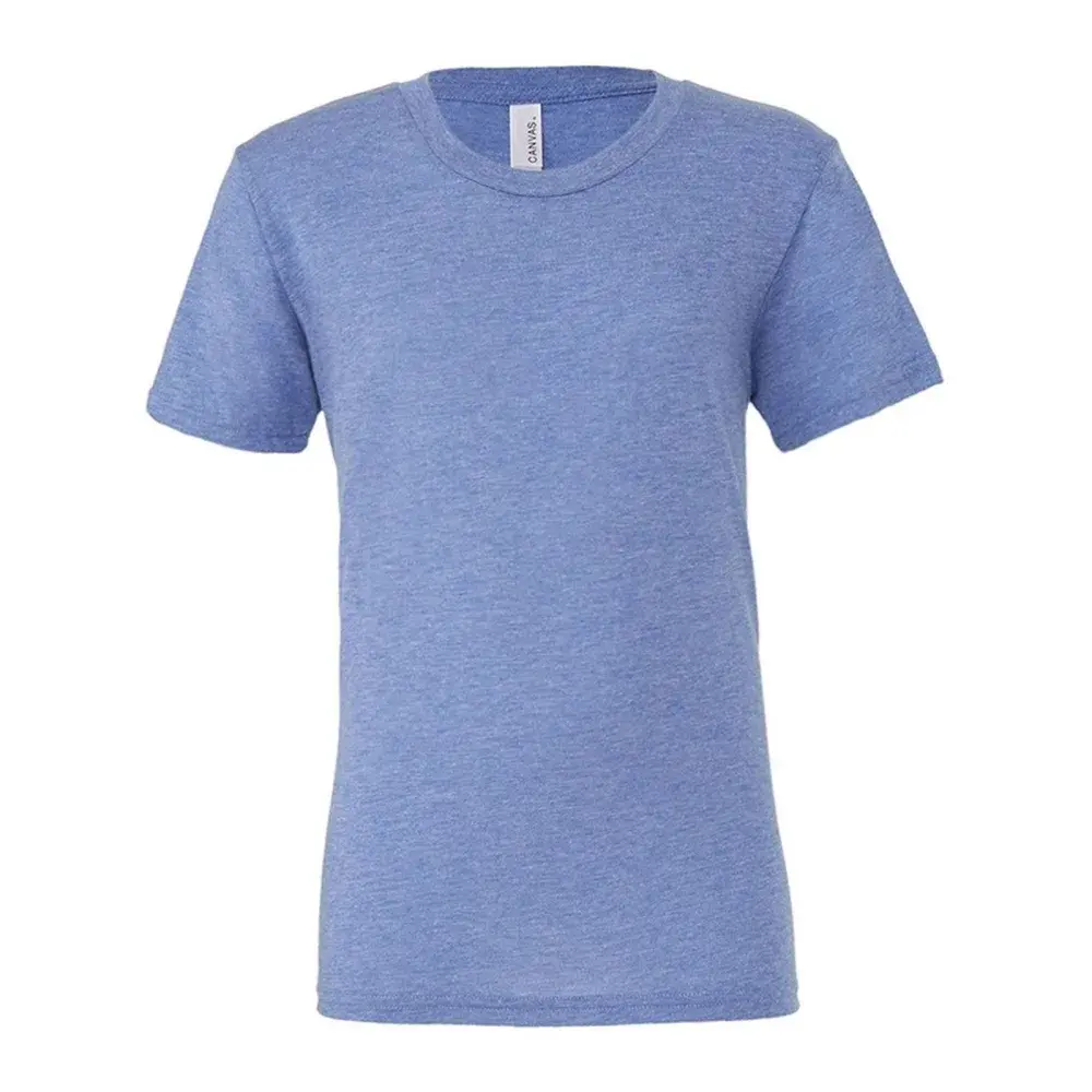 Blue Triblend, Charcoal Black Triblend, Grey Triblend, Red Triblend, Navy Triblend, Green Triblend, Purple Triblend, Emerald Triblend, White Fleack Triblend, Maroon Triblend, True Royal Triblend, Aqua Triblend, Orange Triblend, Athletic Grey Triblend, Brown Triblend, Grass Green Triblend, Denim Triblend, Olive Triblend