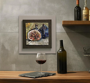 แผงตกแต่งผนังสี่เหลี่ยมลายหินอ่อนโมเสกตัดด้วยมือเป็นมิตรกับสิ่งแวดล้อมสำหรับตกแต่งบ้านและโรงแรม - Product Image 3