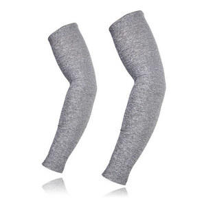 Unisex Custom Logo Compression Arm <b>Sleeves</b> for Baseball Basketball 100% Silk Comfortable Breathable Eco-Friendly UV <b>Protected</b> - Product Image 5