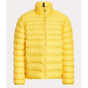 Chaqueta para hombre acolchada ligera resistente al agua de colores amarillos - Product Image 2