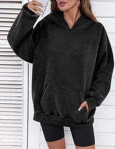 เสื้อมีฮู้ดสวมหัวผ้าฝ้ายเฮฟวี่เวทสำหรับสตรีทแวร์เสื้อฮู้ดสวมหัวว่างเปล่าสำหรับการสั่งซื้อตามสั่ง - Product Image 2