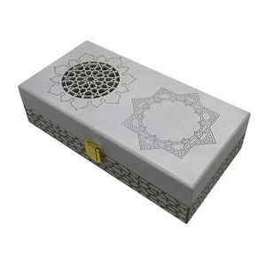 แม่ของมุกผู้ถือเครื่องหอมเตา Bakhoor เตาฝังมุกกับถาดและกล่องชุดของขวัญเดือนรอมฎอน - Product Image 3