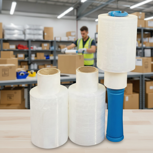 Pellicola Estensibile in PE 4 Pollici x 500 Piedi, Film Plastico Trasparente da 20 Micron per Imballaggio - Product Image 4