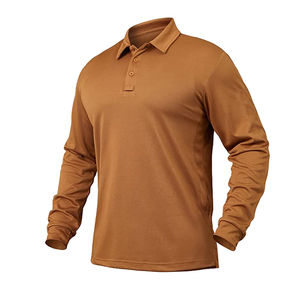 Nuevo diseño, liso, informal, venta al por mayor, Polo de golf de alta calidad con logotipo bordado, Polo de golf ajustado - Product Image 3