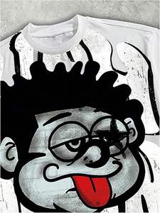 Fait sur mesure hommes Boxy Fit t-shirt surdimensionné Streetwear coton lourd coupe ample t-shirt décontracté en vrac été mode 2025 - Product Image 4