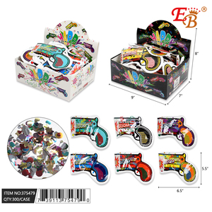 Pistola POP 300pc coriandoli 6PK(50)/CS per decorazioni Halloween capodanno compleanno di Pasqua natale natale natale Ramadan carta velina - Product Image 1
