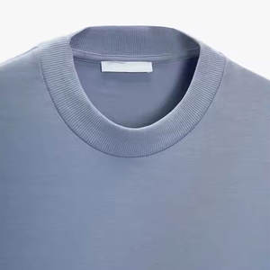 เสื้อยืดผ้าฝ้าย100% สำหรับผู้ชายเสื้อยืดตัวใหญ่พิเศษพิมพ์ลายปักออกแบบได้เองเสื้อยืดตัวยาว220 GSM - Product Image 5