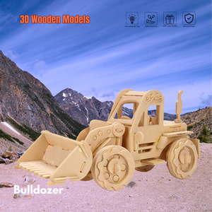 Wooden <strong>Engineering</strong> Toy Car <strong>Model</strong> Kit Montessori Educational <strong>Simulation</strong> <strong>Engineering</strong> Disassembly Assembly - Product Image 2