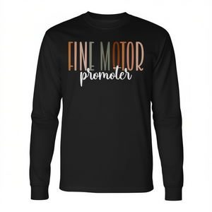 Camiseta divertida de manga larga estilo bohemio, promotor de la motricidad fina, camiseta de terapia ocupacional sensorial - Product Image 3