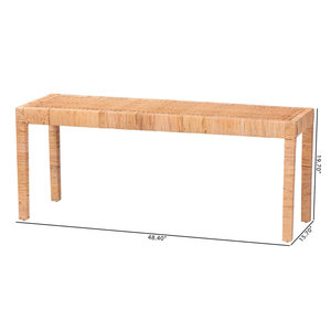 Bethie wicker/mây băng ghế dự bị phong cách Phân & Ottoman cho thoải mái & phong cách - Product Image 4