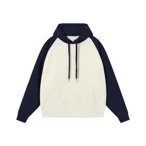 Streetwear surdimensionné unisexe 550gsm pull-over en éponge française grande taille à la mode pour hommes sweat à capuche Boxy de luxe uni à épaules tombantes - Product Image 2