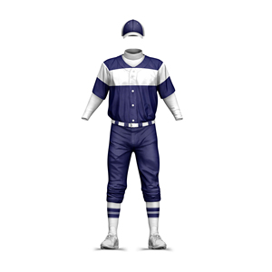 Latest Fashion Custom Baseball Uniforms 100% Polyester Quick Dry Unisex Adjustable Rate Factory New Arrival Breathable Sets - Product Image 1