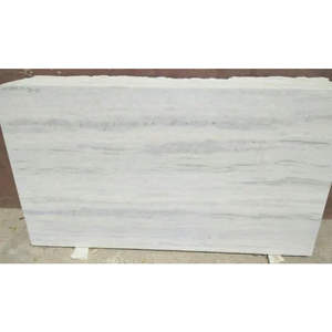 Dalles de marbre blanc poli Rajnagar veines grises Carrelages de sol intérieur extérieur imperméables Garantie 1 an pour villas hôpitaux - Product Image 6