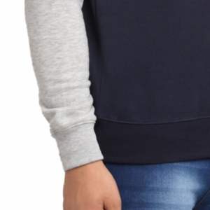 <b>Men</b> Color Block <b>Sweatshirt</b> in Grey, <b>White</b>, and Navy Stylish Crew Neck Pullover for Everyday Casual Comfort - Product Image 5