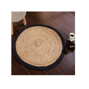 Alfombras de diseño trenzadas naturales de yute 100% hechas a mano, diseño grande, estilo moderno para cocina, sala de estar, dormitorio, directo - Product Image 4