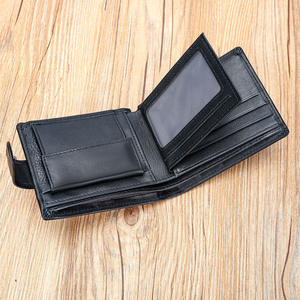 GENTS GARB Unisex RFID Blocking Genuine Leather <b>Wallet</b> Solid Pattern Open Closure Multi-Function <b>Card</b> <b>Holder</b> & Cash Compartment - Product Image 6