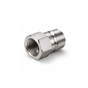 Raccord rapide en acier inoxydable 3/4\", filetage femelle Rc3/4\"-14 (BSPT), bouchon de collecteur / de conduite. JTSP-34PF - Product Image 1