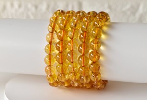 Wholesale Citrine Heated 8mm Crystal <b>Bracelet</b> for Women Natural Stone Energy <b>Healing</b> Jewelry - Product Image 5