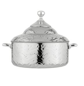Casserole en acier de luxe de haute qualité nouvelle marmite chaude servant un service de restauration utiliser une casserole ronde chauffe-plat avec couvercle. - Product Image 4