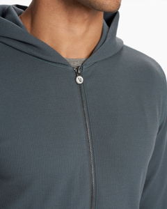 High Quality Zip <b>Hoodies</b> for <b>Men</b> Heavyweight Cotton French Terry Material Custom Printed Embroidered <b>Hoodies</b> with Embossed Logo - Product Image 3